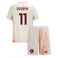 Camisa de Futebol AS Roma Artem Dovbyk #11 Equipamento Secundário Infantil 2024-25 Manga Curta (+ Calças curtas)